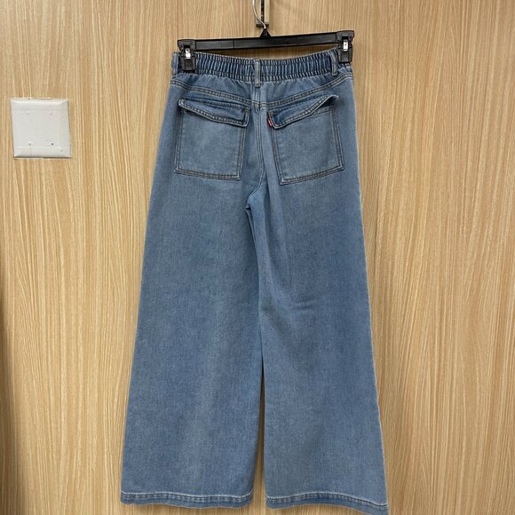 Levis Pull On Wide Leg Jeans Size XL - Picture 4 of 6